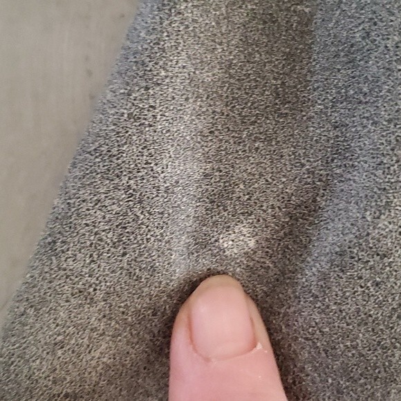 VEDA NYC Gray Black Suede Leather Funnel Neck Crop Jacket Small - Picture 15 of 15